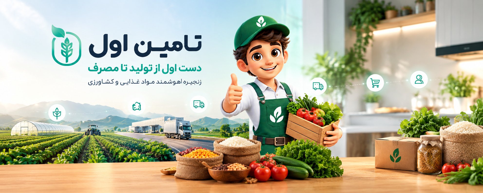 تأمیناول — دست اول از تولید تا مصرف