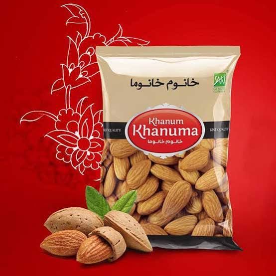 بادام درختی بسته بندی